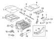 2014 Ford F-350 Super Duty Seat Cover Diagram - DC3Z-2562900-VA