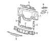 Ford E-150 Econoline Air Deflector Diagram - F4UZ19E672A