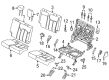 Ford Seat Cover Diagram - JL1Z-7866601-KA