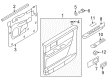 2007 Lincoln Navigator Armrest Diagram - 7L7Z-7827619-AB
