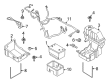 Ford Battery Tray Diagram - LC3Z-10732-B