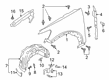 2020 Ford Police Interceptor Utility Fender Diagram - LB5Z-16005-A