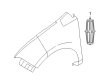2008 Lincoln MKX Emblem Diagram - 8A1Z-16720-D
