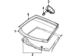 Mercury Grand Marquis Car Mirror Diagram - F6AZ-17700-AA