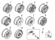 Ford Spare Wheel Diagram - AE5Z-1007-A