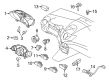 Ford Ignition Lock Cylinder Diagram - AE8Z-11582-D