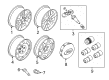 2017 Ford Flex Spare Wheel Diagram - DA8Z-1007-F