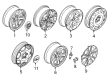 2010 Ford Flex Spare Wheel Diagram - 8A5Z-1007-D