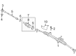 Mercury Rack and Pinion Boot Diagram - AL8Z-3K661-A