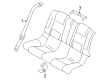 2009 Ford Mustang Seat Belt Diagram - 8R3Z-63611B08-AA