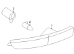Lincoln MKX Side Marker Light Diagram - 7A1Z-15A201-B