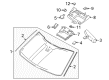Lincoln Windshield Diagram - JL7Z-7803100-N