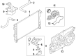 Ford Radiator Diagram - FB5Z-8005-B