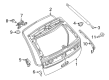 Lincoln Trunk Lid Lift Support Diagram - BA1Z-78406A11-A