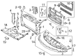Ford Police Interceptor Sedan Air Deflector Diagram - AG1Z-8327-A