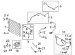 Mercury A/C Compressor Diagram - AL2Z-19703-A
