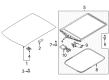 2020 Ford Transit Connect Weather Strip Diagram - DT1Z-1751884-BA
