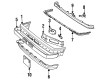 Ford Ranger Bumper Diagram - YL2Z17757ABA
