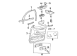 Mercury Grand Marquis Door Handle Diagram - F7MZ5422666AAB