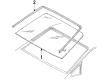 1997 Ford Aerostar Windshield Diagram - F69Z-1103100-AA
