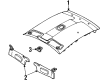 Ford Escort Sun Visor Diagram - F8CZ5404105DAE