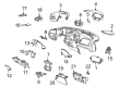 2002 Lincoln Blackwood Glove Box Diagram - 2C6Z1606024AAA