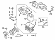 Ford F-250 Super Duty Brake Booster Vacuum Hose Diagram - HC3Z-9C490-L