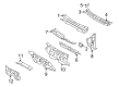 Ford Edge Dash Panels Diagram - 9T4Z-7801610-A