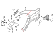 2011 Ford Fusion Wheelhouse Diagram - 9E5Z-5428371-A