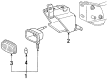 Ford Fog Light Lens Diagram - E9TZ15L203A