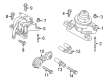 2014 Ford Police Interceptor Utility Engine Torque Strut Mount Diagram - DB5Z-6068-A