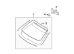 Mercury Milan Windshield Diagram - AE5Z-5403100-B