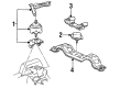 1997 Ford Thunderbird Engine Mount Bracket Diagram - F6SZ6G000B