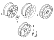 2016 Ford Special Service Police Sedan Spare Wheel Diagram - DG1Z-1007-H