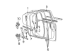 Mercury Monterey Window Run Diagram - 3F2Z-1621547-AA