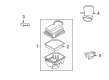 2008 Ford Mustang Air Intake Coupling Diagram - 7R3Z-9C675-AA