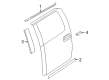 Lincoln Mark LT Door Moldings Diagram - 5L3Z-16255A34-AA