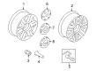 2006 Ford F-150 Wheel Cover Diagram - 6L3Z-1130-BA