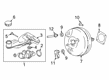 Lincoln MKX Brake Booster Diagram - F2GZ-2005-E