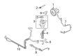 Ford Power Steering Cooler Diagram - AR3Z-3D746-C