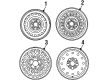 Mercury Grand Marquis Spare Wheel Diagram - YW3Z-1007-AA