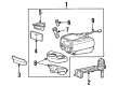 Lincoln Continental Center Console Base Diagram - XF3Z54045A36DAC