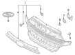 2022 Ford Explorer Grille Diagram - MB5Z-8200-HA