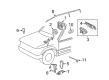 Mercury Air Bag Sensor Diagram - 9L8Z-14B004-A