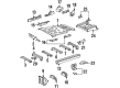 Ford Windstar Sway Bar Bracket Diagram - XF2Z-5C499-AA