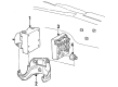 1996 Ford Taurus ABS Control Module Diagram - F6DZ2C219DA