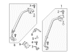 Lincoln Continental Seat Belt Diagram - GD9Z-54611B66-AQ