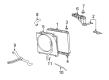 Ford Excursion Coolant Reservoir Diagram - 6C3Z-8A080-B