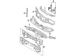 Mercury Mystique Air Deflector Diagram - F8RZ-8349-FA