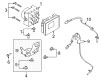 Lincoln ABS Control Module Diagram - KG9Z-2C215-A